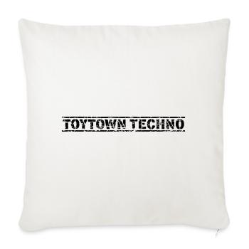 Toytown Techno - Sofa pillowcase 17,3'' x 17,3'' (45 x 45 cm) - natural white - Front