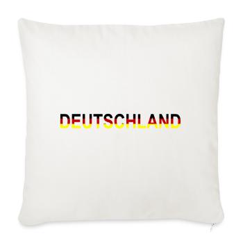 Germany Design - Sofa pillowcase 17,3'' x 17,3'' (45 x 45 cm) - natural white - Front