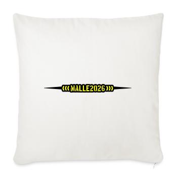 Malle 2026 Mallorca - Sofa pillowcase 17,3'' x 17,3'' (45 x 45 cm) - natural white - Front