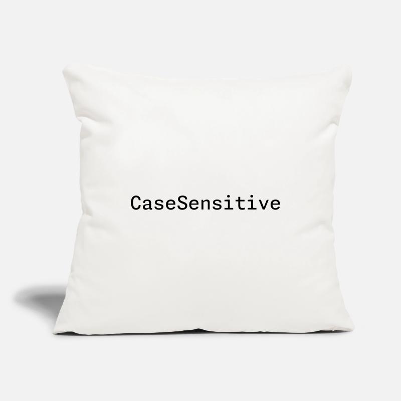 CaseSensitive Developer Humor Sofa pillowcase 17,3'' x 17,3'' (45 x 45 cm)