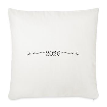 2026 Ornament - Sofa pillowcase 17,3'' x 17,3'' (45 x 45 cm) - natural white - Front