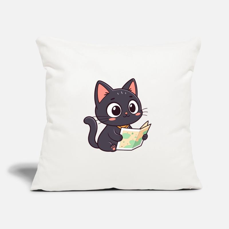 Reader and card chat Sofa pillowcase 17,3'' x 17,3'' (45 x 45 cm)