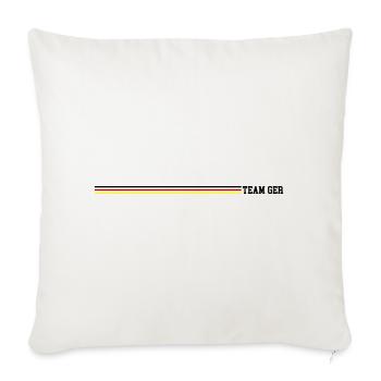 Team Germany - Sofa pillowcase 17,3'' x 17,3'' (45 x 45 cm) - natural white - Front