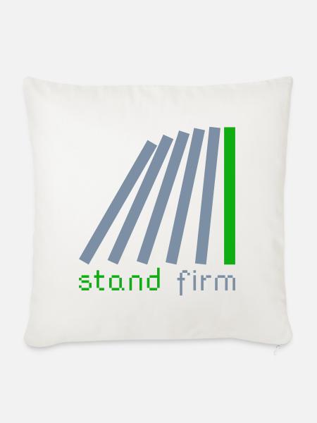Stand - Sofakissenbezug 45 x 45 cm - Naturweiß