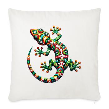 Gecko - Sofa pillowcase 17,3'' x 17,3'' (45 x 45 cm) - natural white - Front