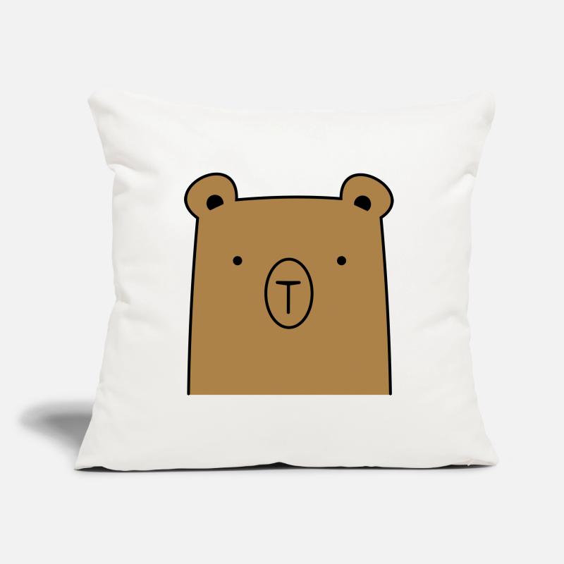 Bär Bärchen Knuddelbär Geschenkidee Sofakissenbezug 45 x 45 cm
