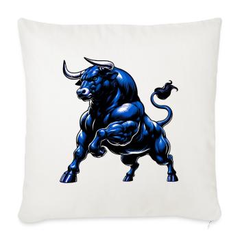 Bull - Sofa pillowcase 17,3'' x 17,3'' (45 x 45 cm) - natural white - Front