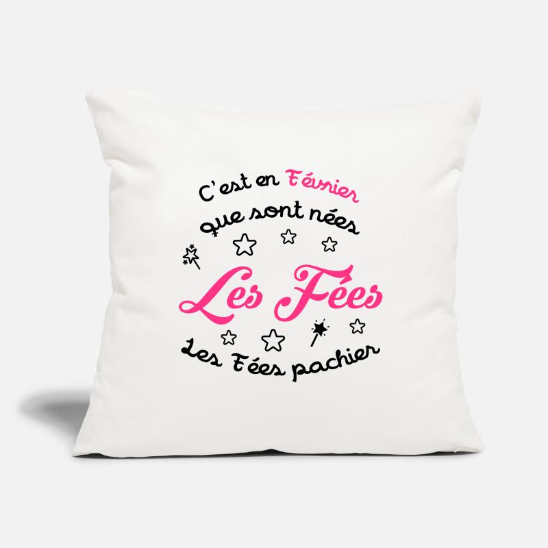 fille / fée / princesse / bébé Housse de coussin décorative 45 x 45 cm