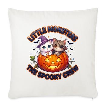 Little Monsters The Spooky Crew - Sofa pillowcase 17,3'' x 17,3'' (45 x 45 cm) - natural white - Front