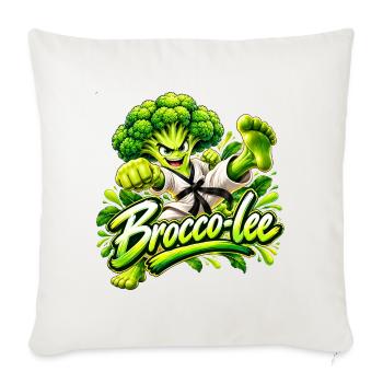 Brocco-Lee Karate Kraft - Sofakissenbezug 45 x 45 cm - Naturweiß  - Vorne