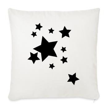 Full of Stars 1 - Sofakissenbezug 45 x 45 cm - Naturweiß  - Vorne
