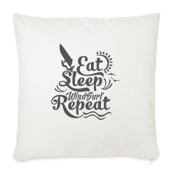 Windsurfing Windsurfer Windsurfing Surfer Gift - Sofa pillowcase 17,3'' x 17,3'' (45 x 45 cm) - natural white - Front