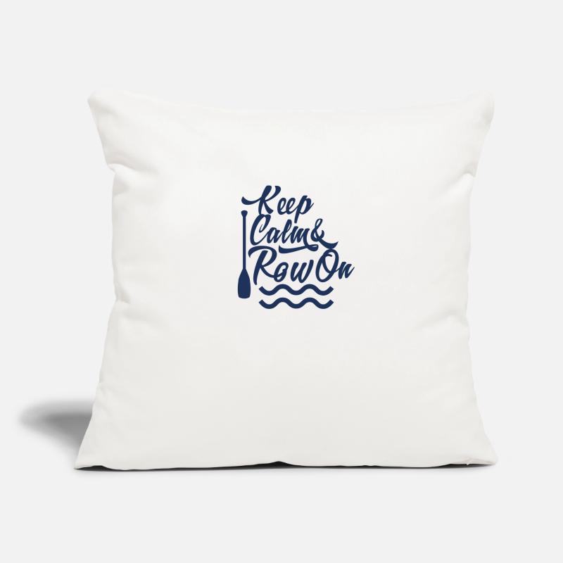 Rowing Rowing Rowing Rowing Rowing Rowing Boat Sofa pillowcase 17,3'' x 17,3'' (45 x 45 cm)