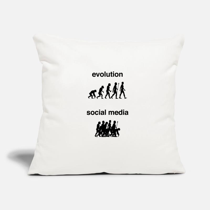 internet evolution Sofa pillowcase 17,3'' x 17,3'' (45 x 45 cm)