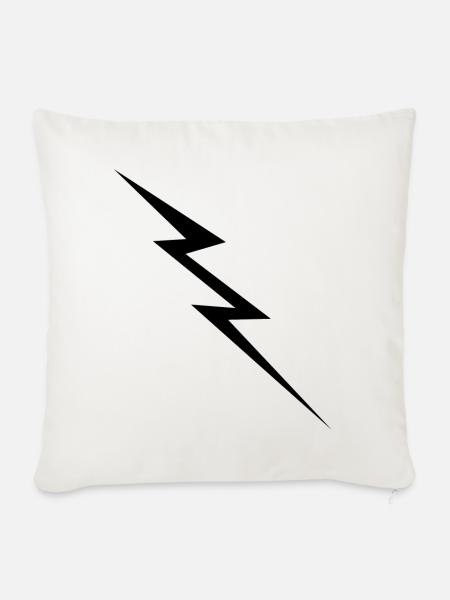 Blitz - Sofakissenbezug 45 x 45 cm - Naturweiß