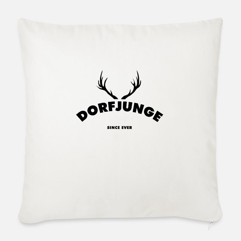 DORFJUNGE - Since Ever - Sofakissenbezug 45 x 45 cm - Naturweiß 