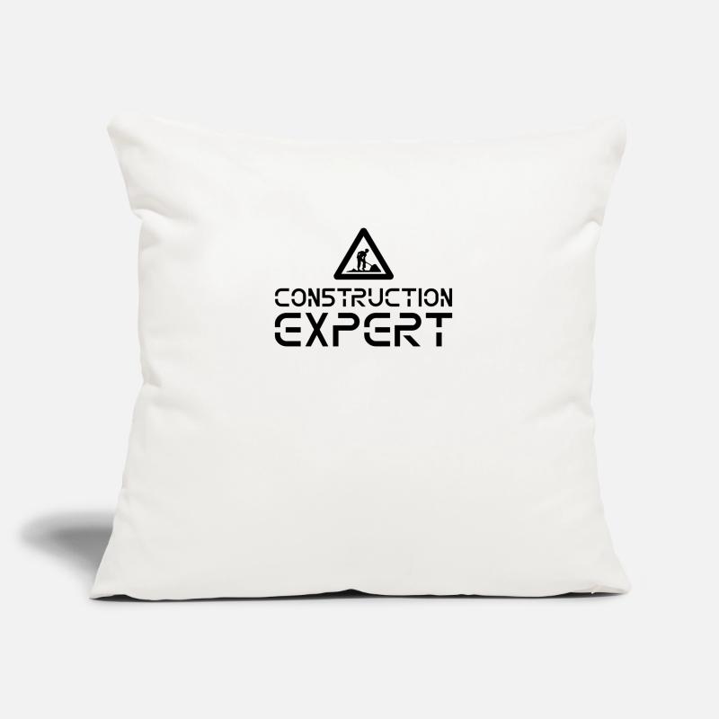Construction site ExpertE construction workers construction construction work Sofa pillowcase 17,3'' x 17,3'' (45 x 45 cm)