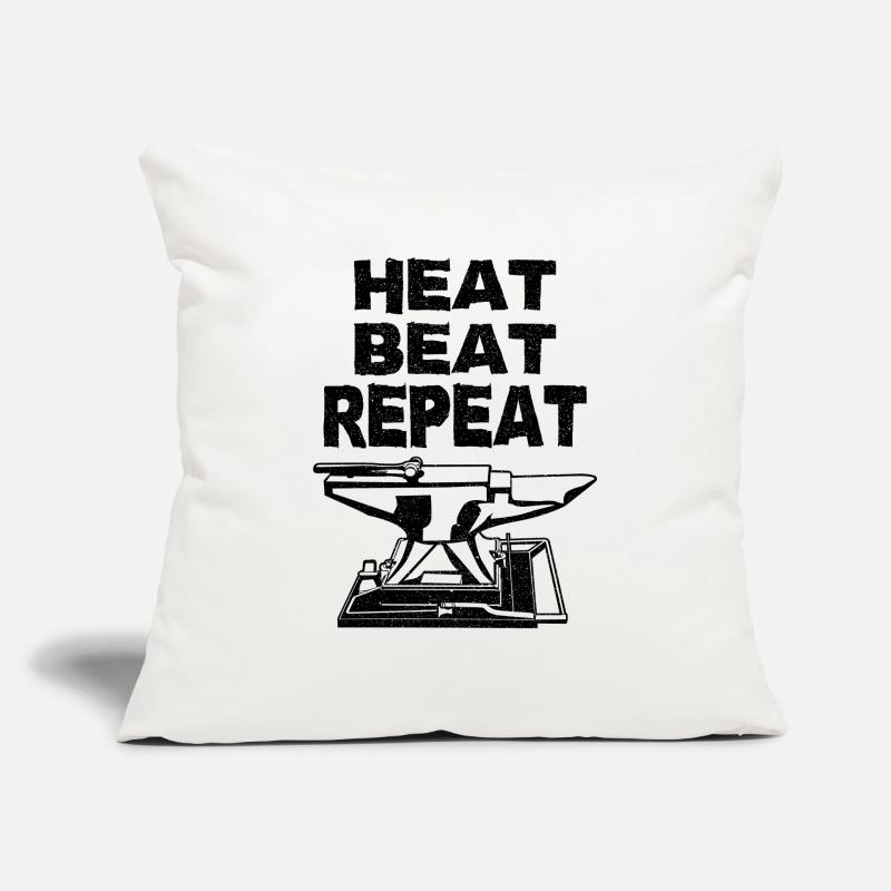 Blacksmith Blacksmith Blacksmith Blacksmith Metalwork Smith Sofa pillowcase 17,3'' x 17,3'' (45 x 45 cm)