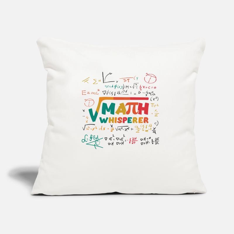 Math learner, funny math teacher Sofa pillowcase 17,3'' x 17,3'' (45 x 45 cm)