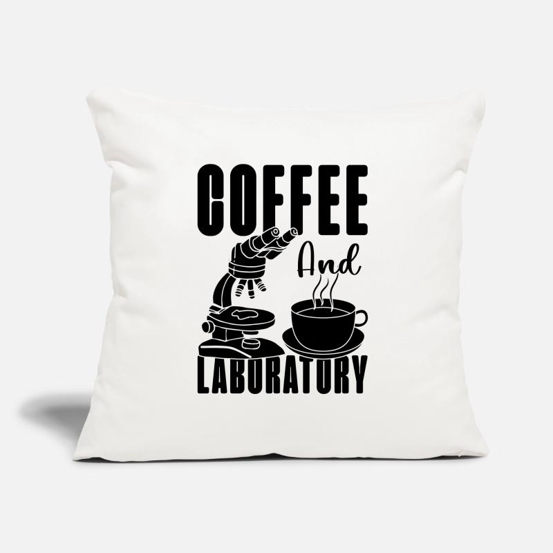 Laboratory Technician Coffee Science Gift Idea Sofa pillowcase 17,3'' x 17,3'' (45 x 45 cm)