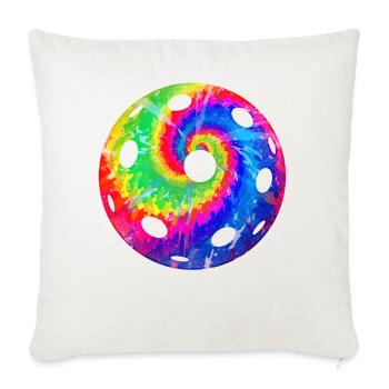 Pickleball Tie Dye Retro 80s 90s - Sofa pillowcase 17,3'' x 17,3'' (45 x 45 cm) - natural white - Front