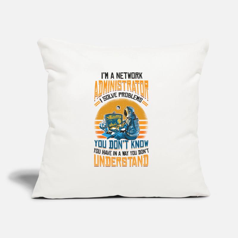 Solve Problems It-support Network Administrator Sofa pillowcase 17,3'' x 17,3'' (45 x 45 cm)