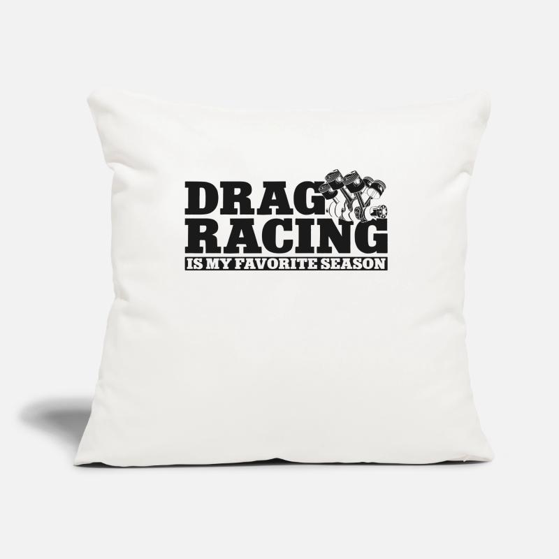 Course de dragsters Course de voitures Course de dragsters Housse de coussin décorative 45 x 45 cm