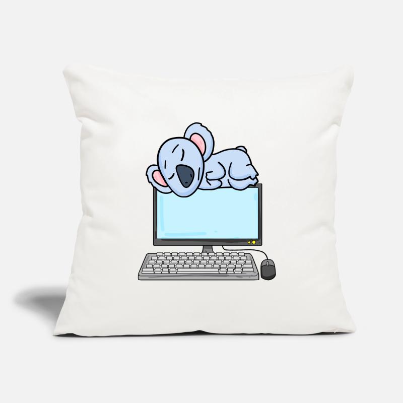 Koala Computer Nerd Programmierer Geschenk Sofakissenbezug 45 x 45 cm