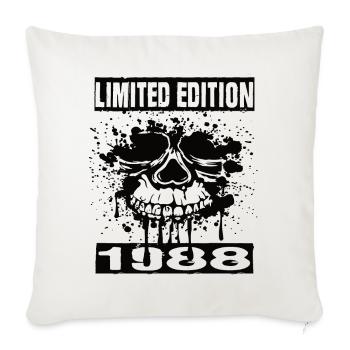Édition limitée 1988 - Housse de coussin décorative 45 x 45 cm - blanc nature - Devant