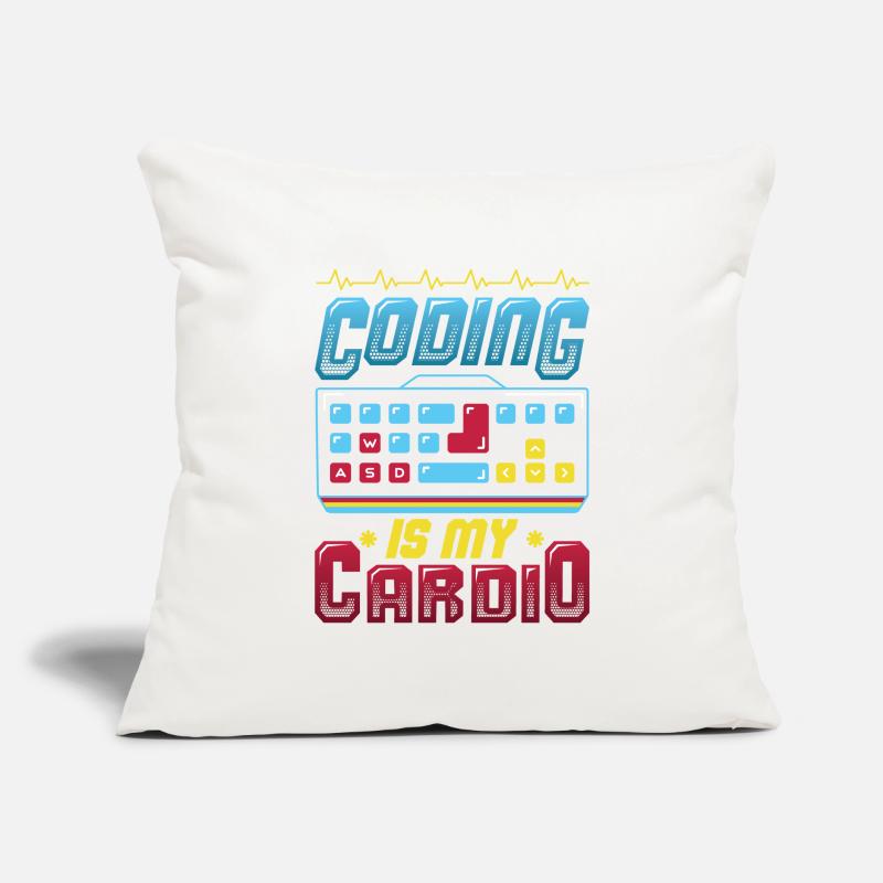 Kodierung Ist Meine Kardio, Code Programmierer Sofakissenbezug 45 x 45 cm