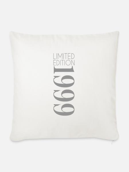 Limited Edition 1999 - Sofakissenbezug 45 x 45 cm - Naturweiß 