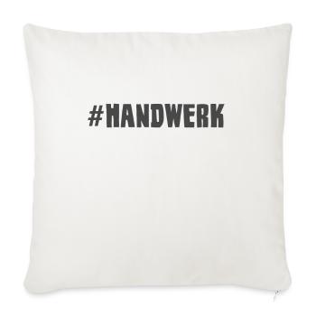 Handwerk - Sofakissenbezug 45 x 45 cm - Naturweiß  - Vorne