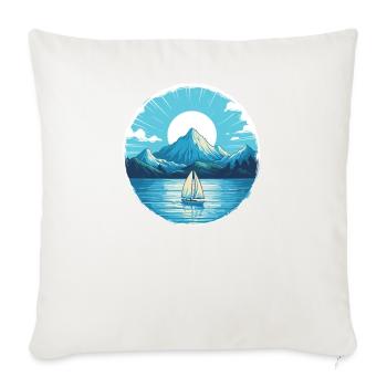 Sailboat Sailing Ship Sailing Yacht Vintage Sailing - Sofa pillowcase 17,3'' x 17,3'' (45 x 45 cm) - natural white - Front