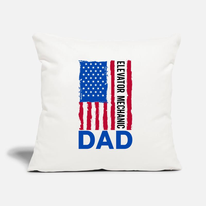 Elevator Technician Elevator Mechanic Dad Engineer Sofakissenbezug 45 x 45 cm