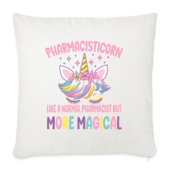 Pharmacisticorn like a normal Pharmacist gifts - Sofakissenbezug 45 x 45 cm - Naturweiß  - Vorne
