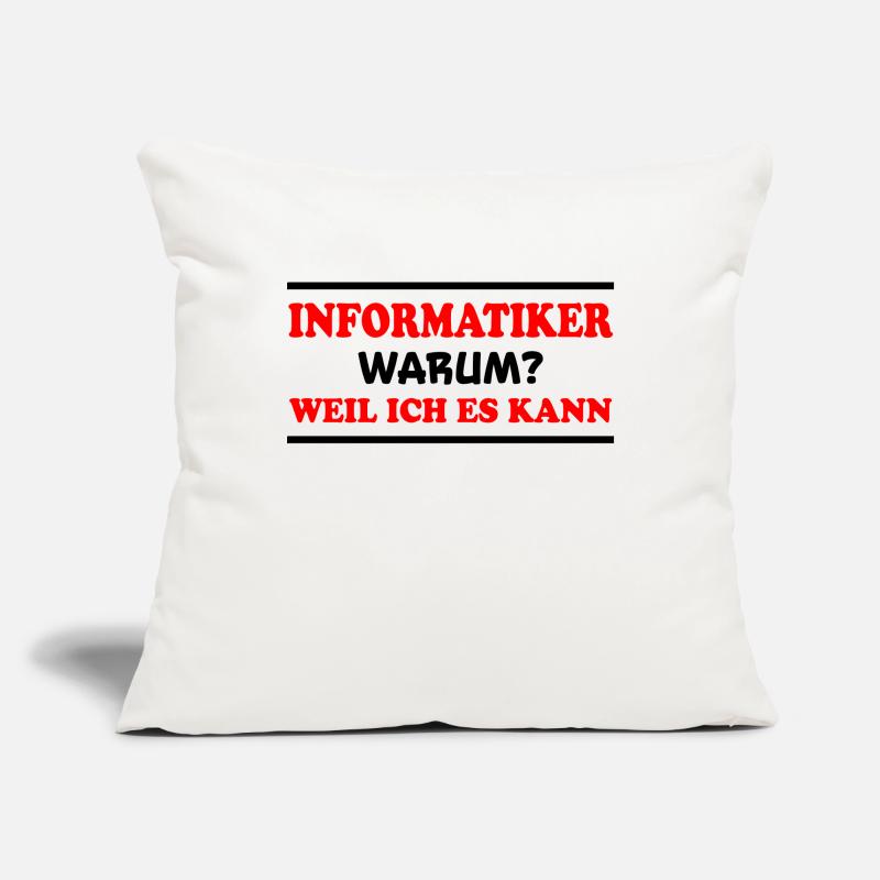 Informatiker Spruch Lustige Programmierer Geschenk Sofakissenbezug 45 x 45 cm