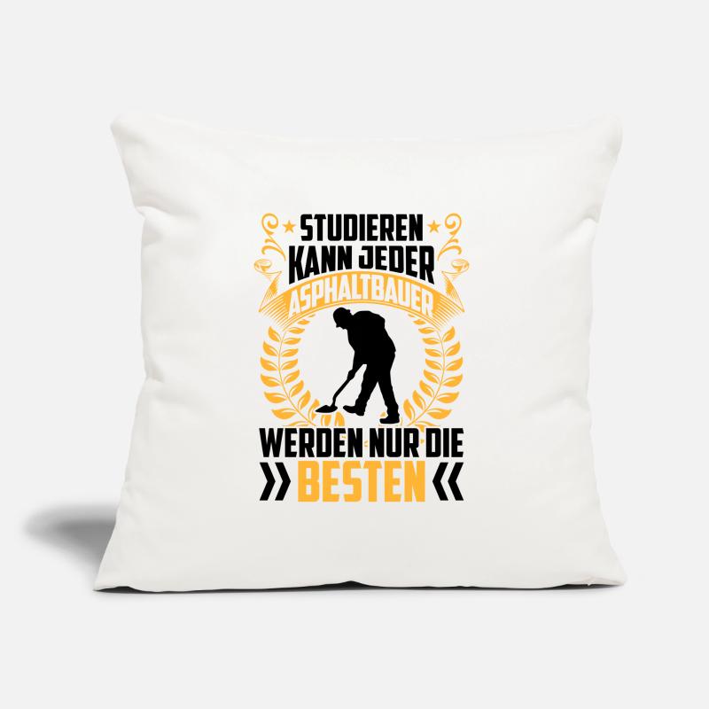 Constructeurs d’asphalte Constructeurs de routes Housse de coussin décorative 45 x 45 cm