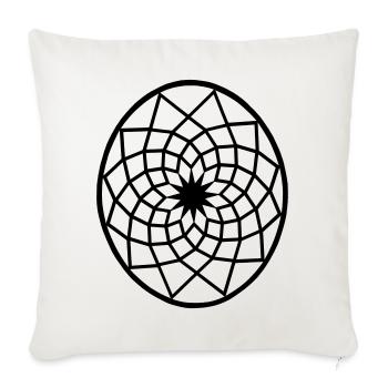 Piazza del Campidoglio - Sofa pillowcase 17,3'' x 17,3'' (45 x 45 cm) - natural white - Front