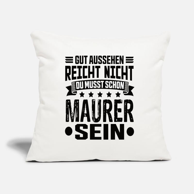 Bricklayer Building Construction Structural Engineer Bricklayer Funny Sofa pillowcase 17,3'' x 17,3'' (45 x 45 cm)