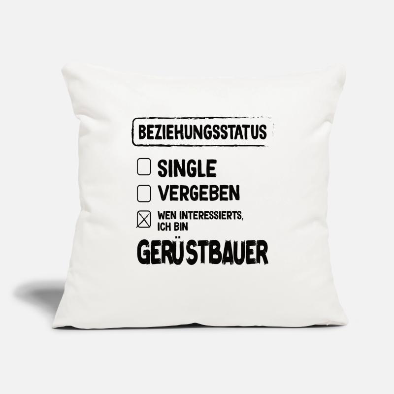 Statut de la relation d’échafaudage Échafaudage Échafaudage Housse de coussin décorative 45 x 45 cm