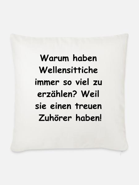Der perfekte Geschenk-Begleiter - Sofakissenbezug 45 x 45 cm - Naturweiß 