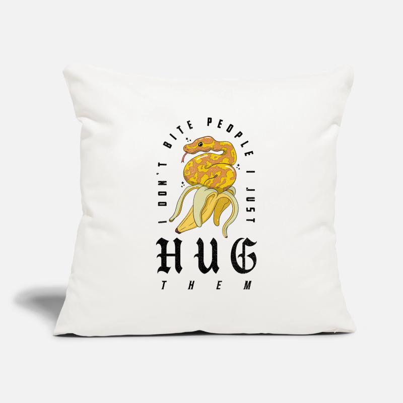 python royal serpent propriétaire banane python royal Housse de coussin décorative 45 x 45 cm