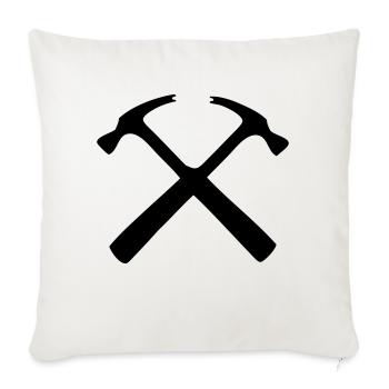 Zimmermann - Sofakissenbezug 45 x 45 cm - Naturweiß  - Vorne