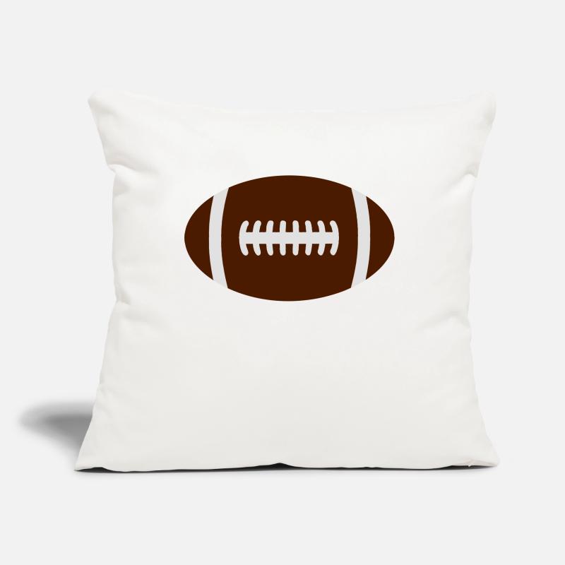Rugbyball Sofakissenbezug 45 x 45 cm