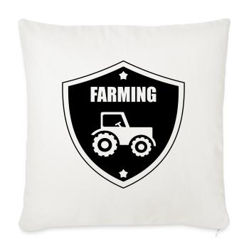 Farming - Housse de coussin décorative 45 x 45 cm - blanc nature - Devant