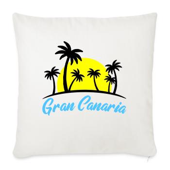 Gran Canaria - Sofa pillowcase 17,3'' x 17,3'' (45 x 45 cm) - natural white - Front