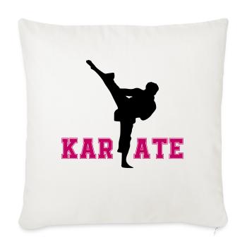 karate - Sofakissenbezug 45 x 45 cm - Naturweiß  - Vorne