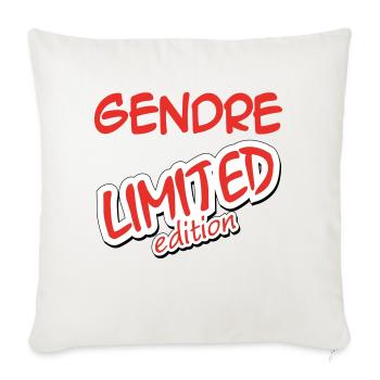 GENDRE LIMITED EDITION - Sofakissenbezug 45 x 45 cm - Naturweiß  - Vorne