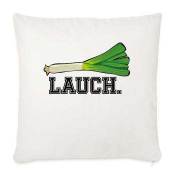lauch1 - Sofa pillowcase 17,3'' x 17,3'' (45 x 45 cm) - natural white - Front