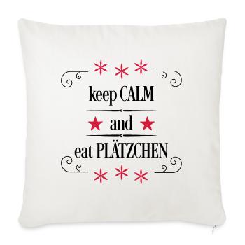 Noël - Housse de coussin décorative 45 x 45 cm - blanc nature - Devant